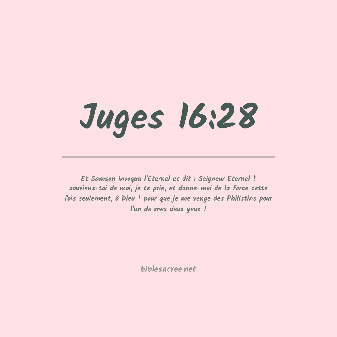 Juges - 16:28