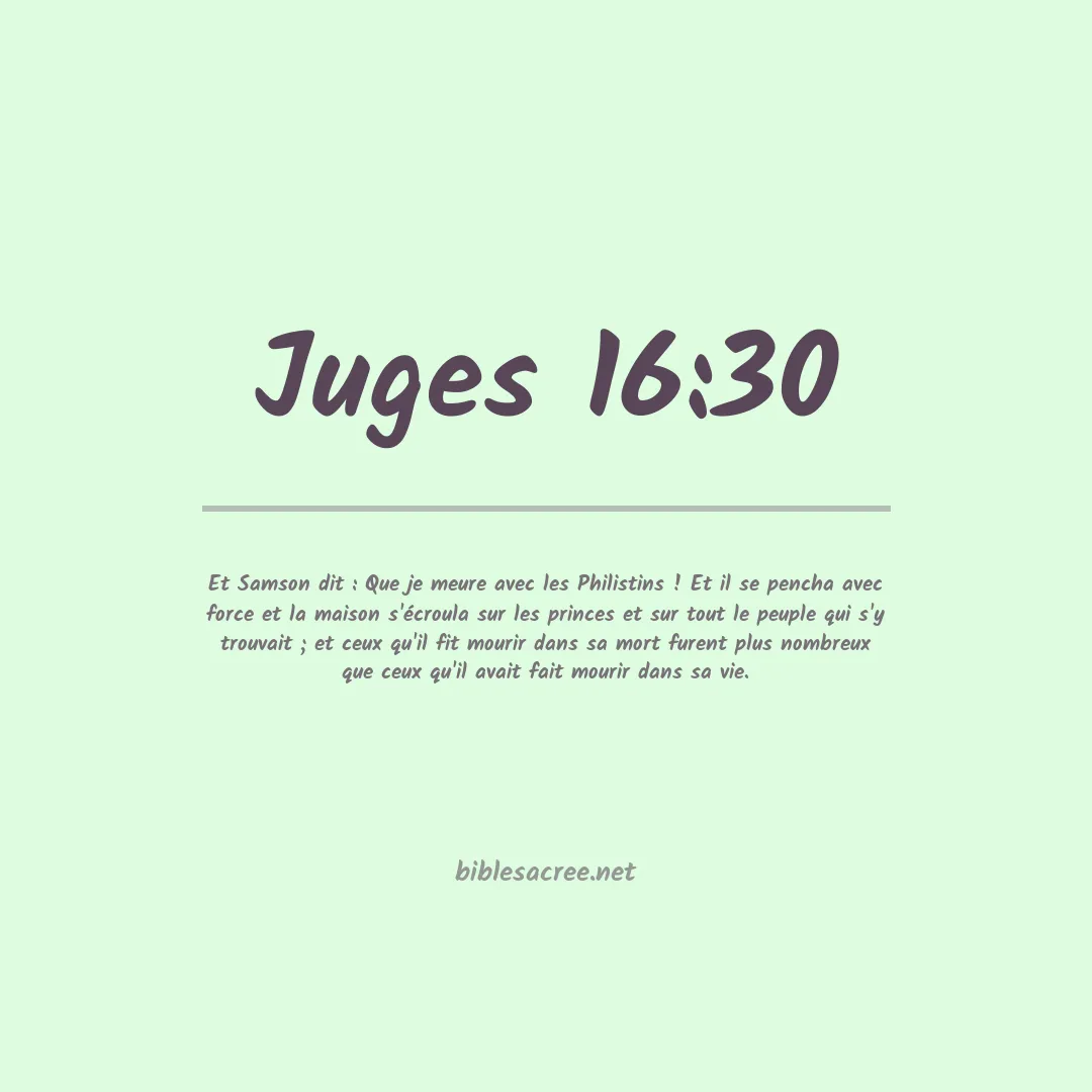 Juges - 16:30
