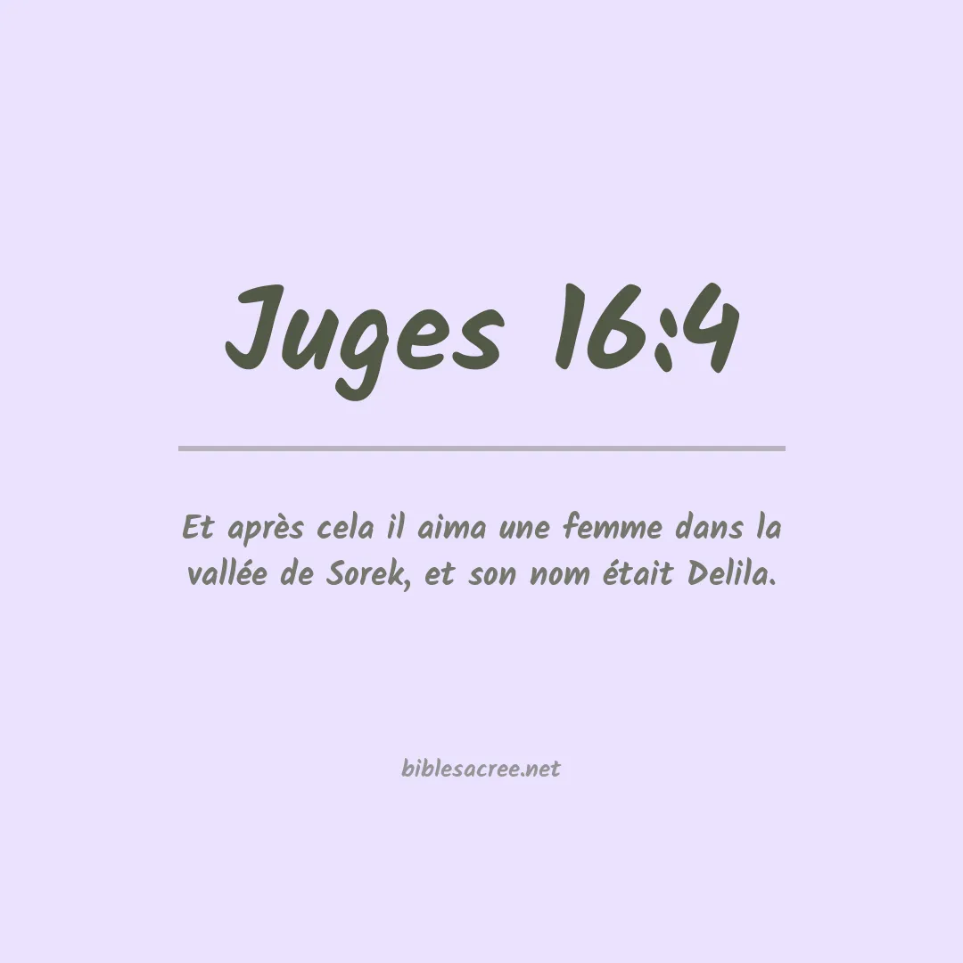 Juges - 16:4