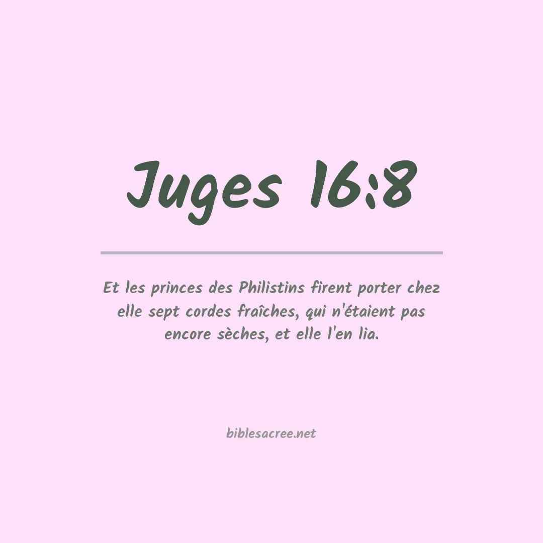 Juges - 16:8