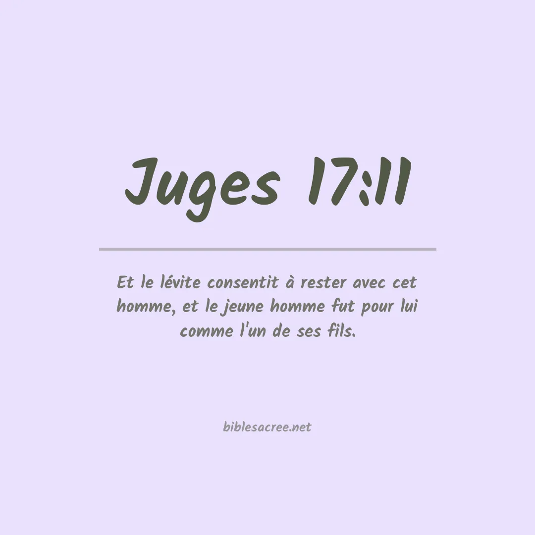 Juges - 17:11