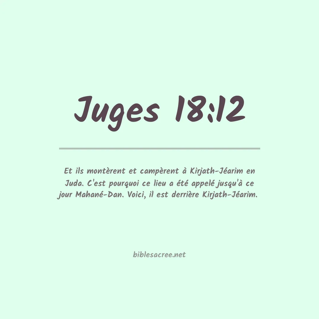 Juges - 18:12