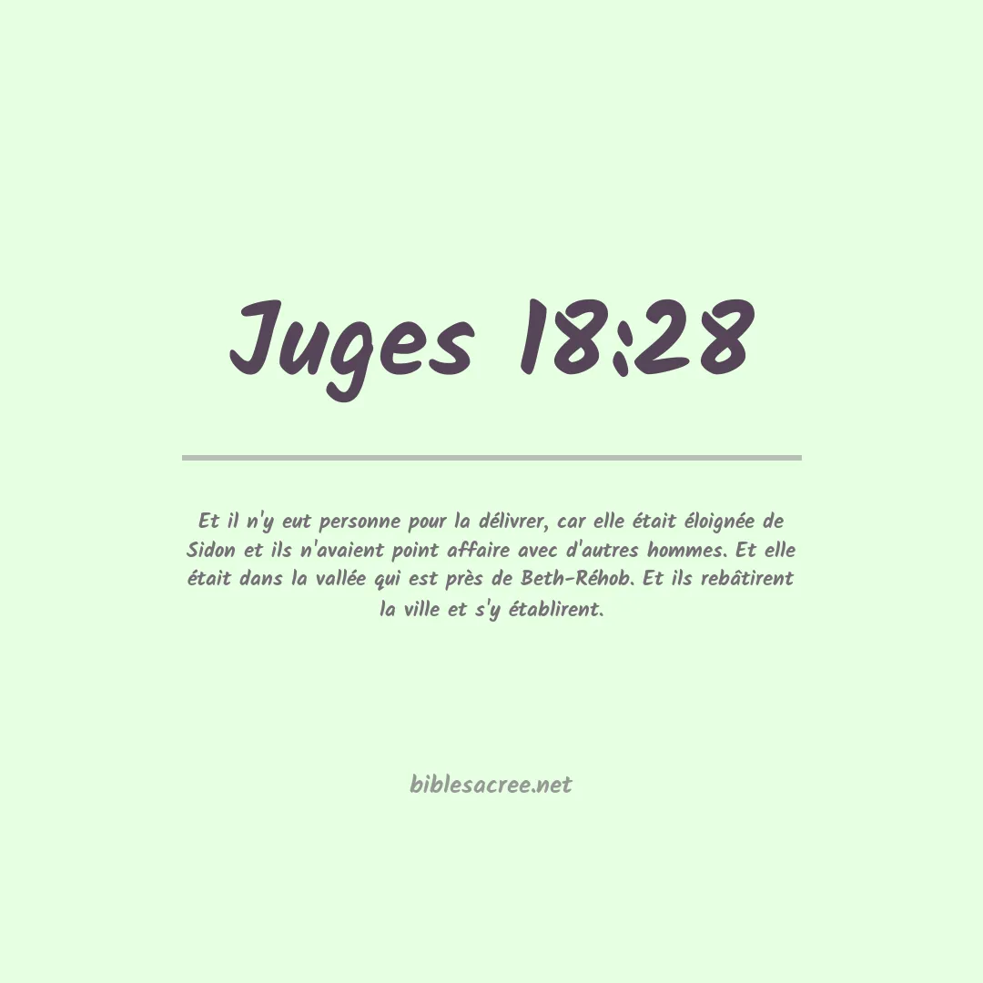 Juges - 18:28