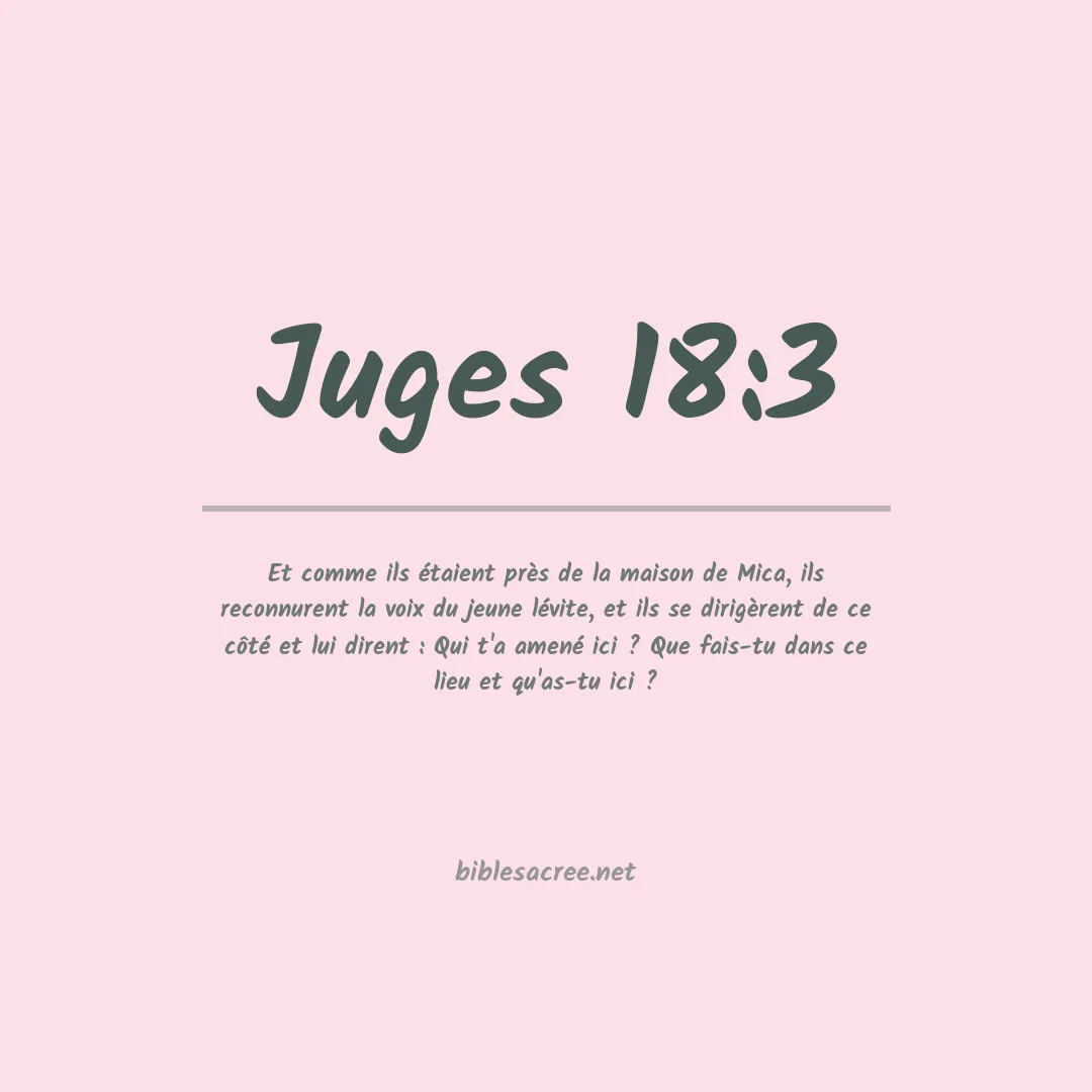 Juges - 18:3