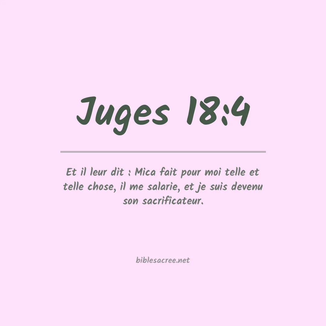Juges - 18:4