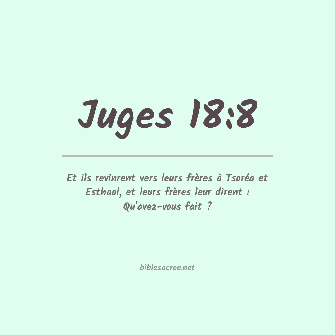 Juges - 18:8