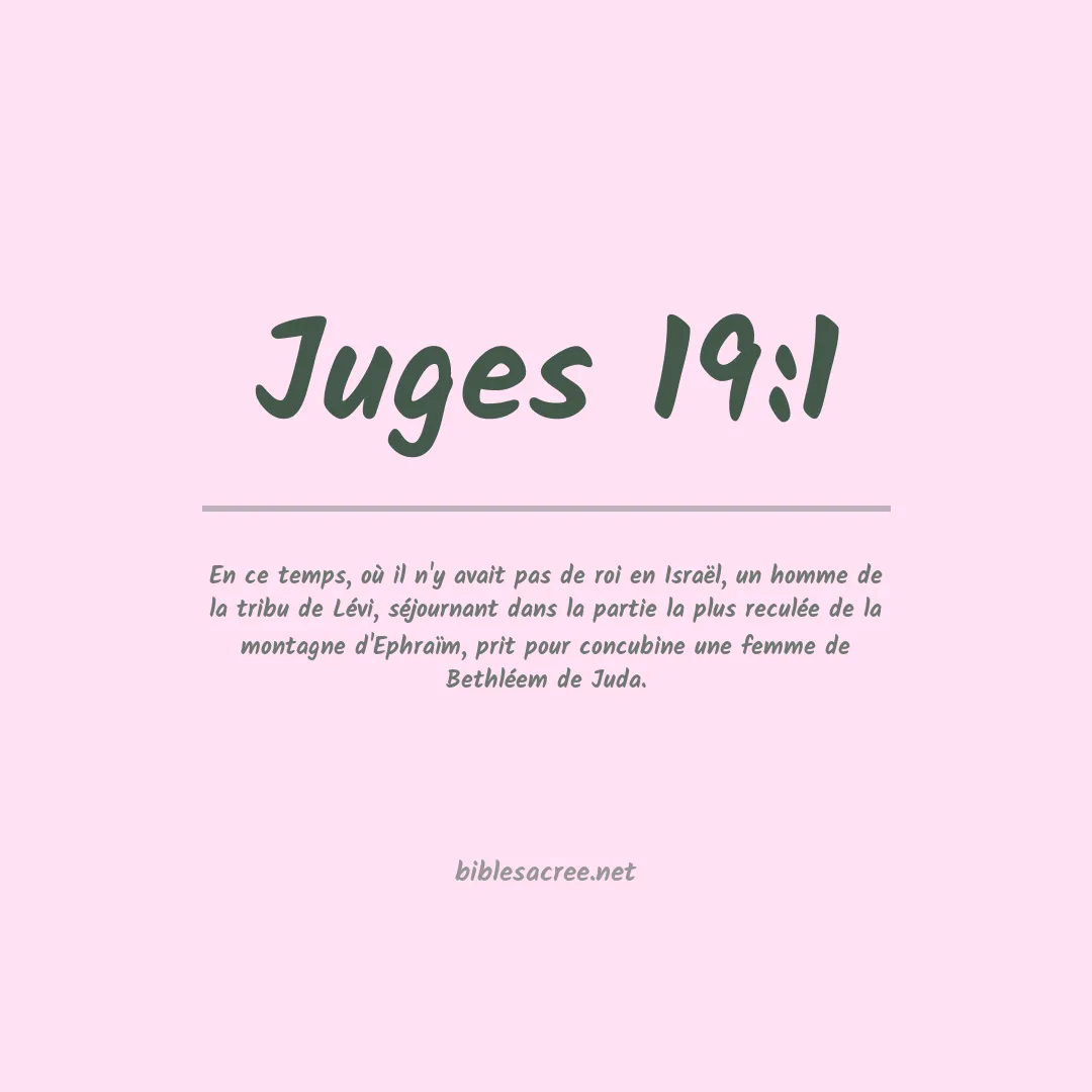Juges - 19:1