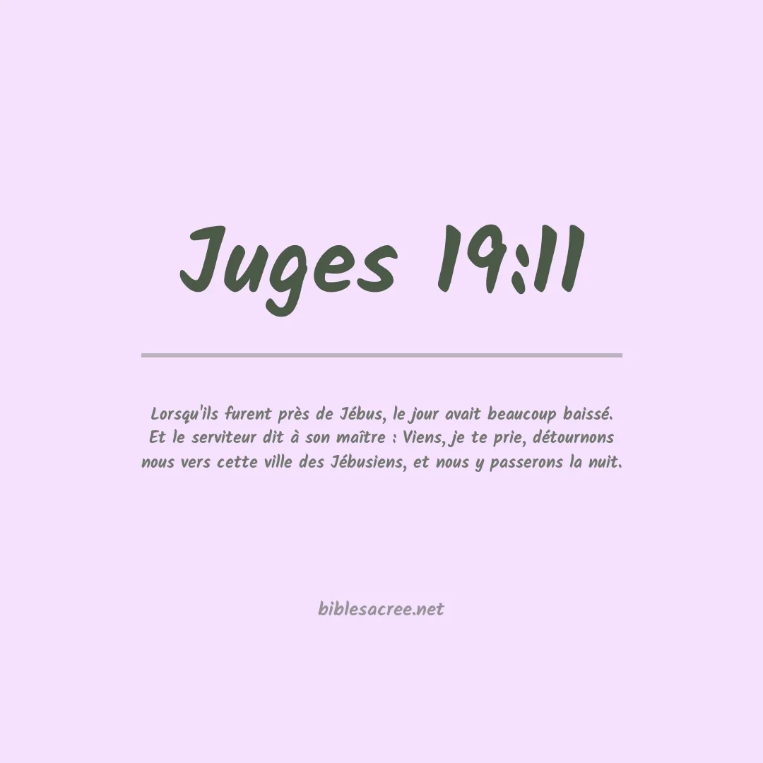 Juges - 19:11