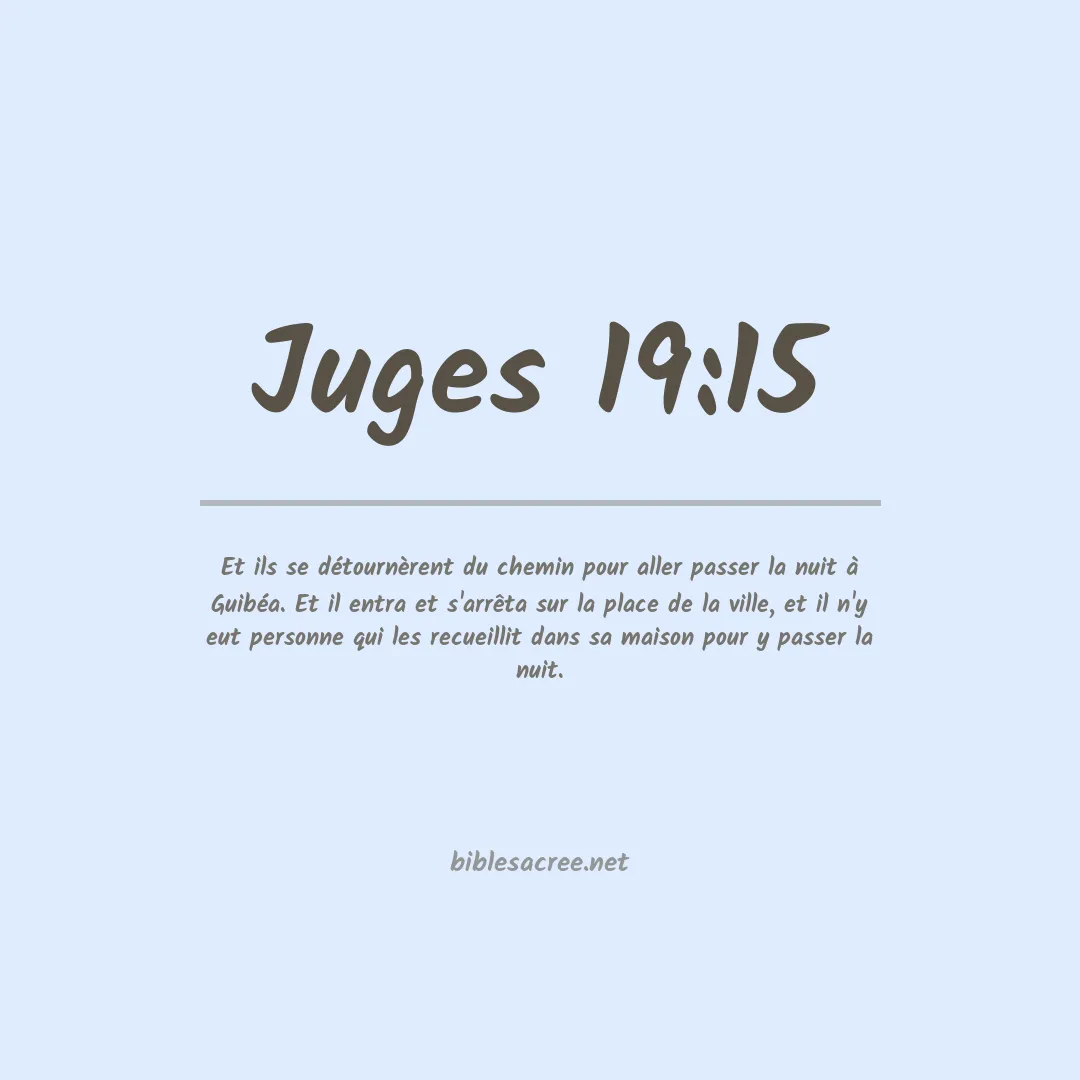 Juges - 19:15