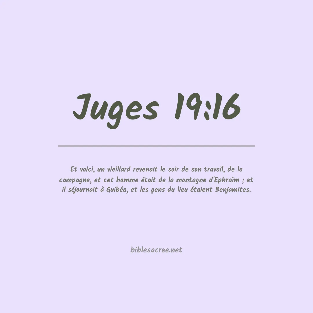 Juges - 19:16