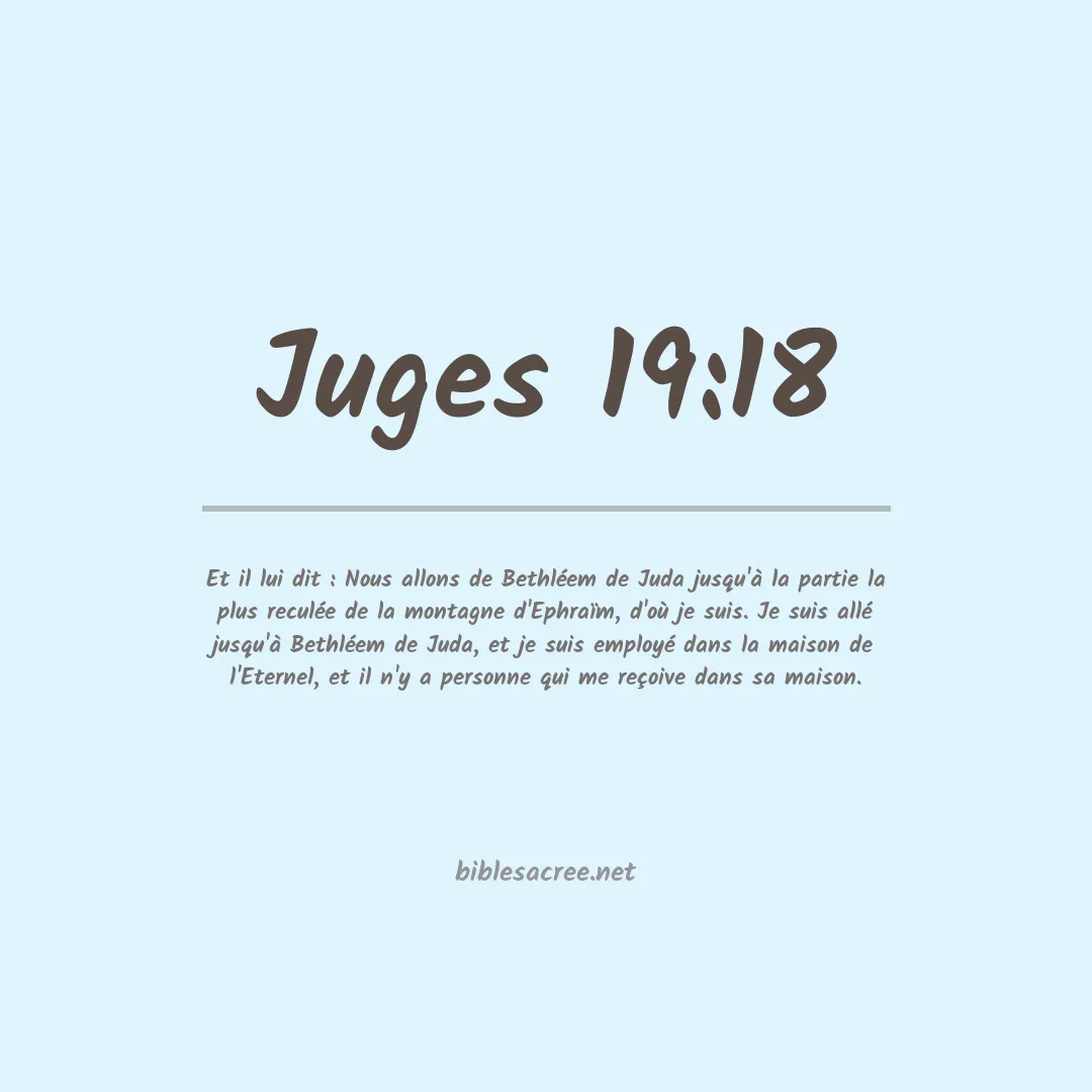 Juges - 19:18