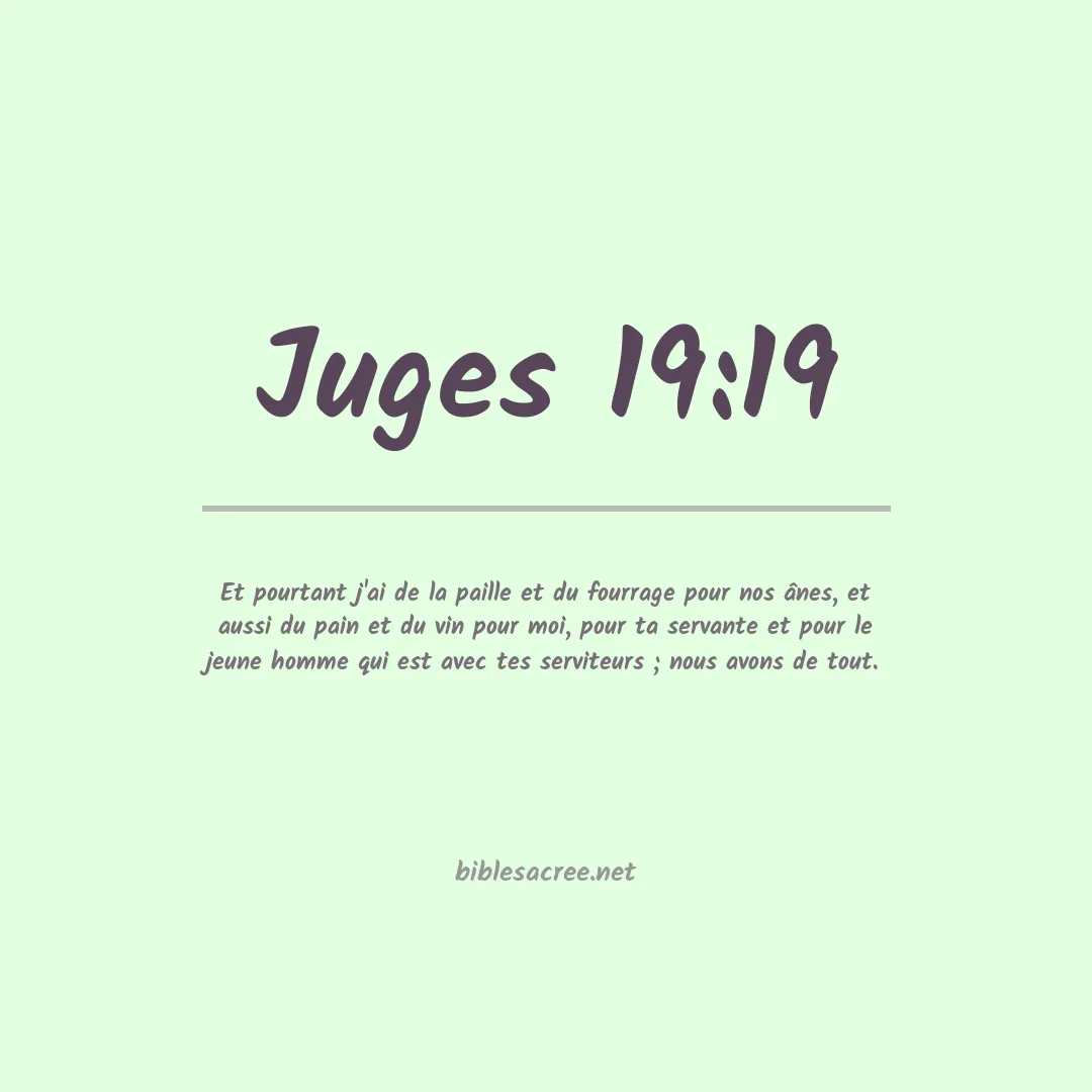 Juges - 19:19