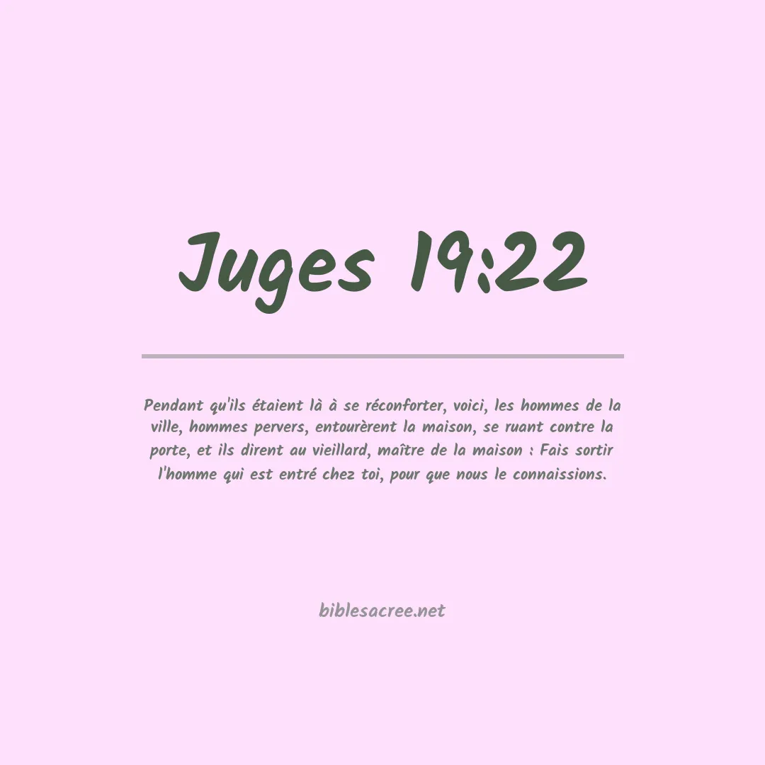 Juges - 19:22