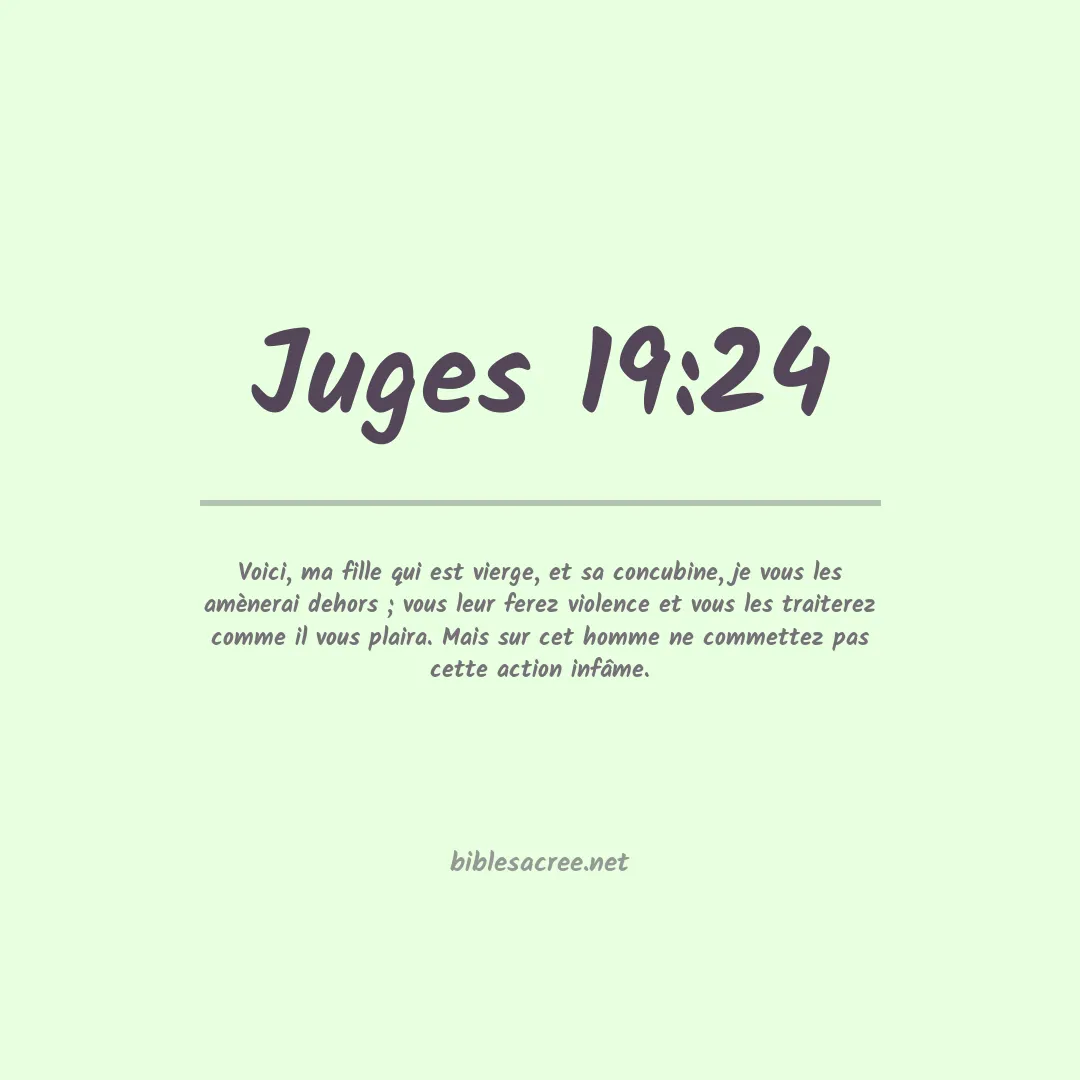 Juges - 19:24
