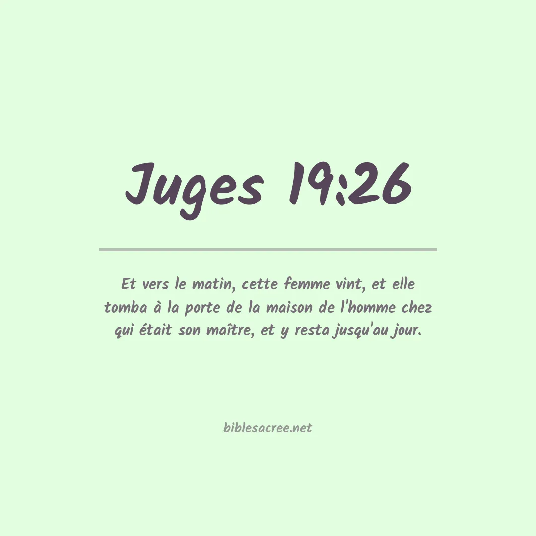 Juges - 19:26