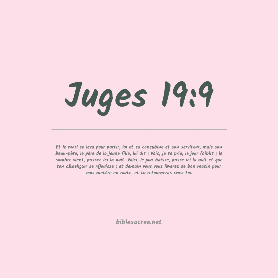 Juges - 19:9