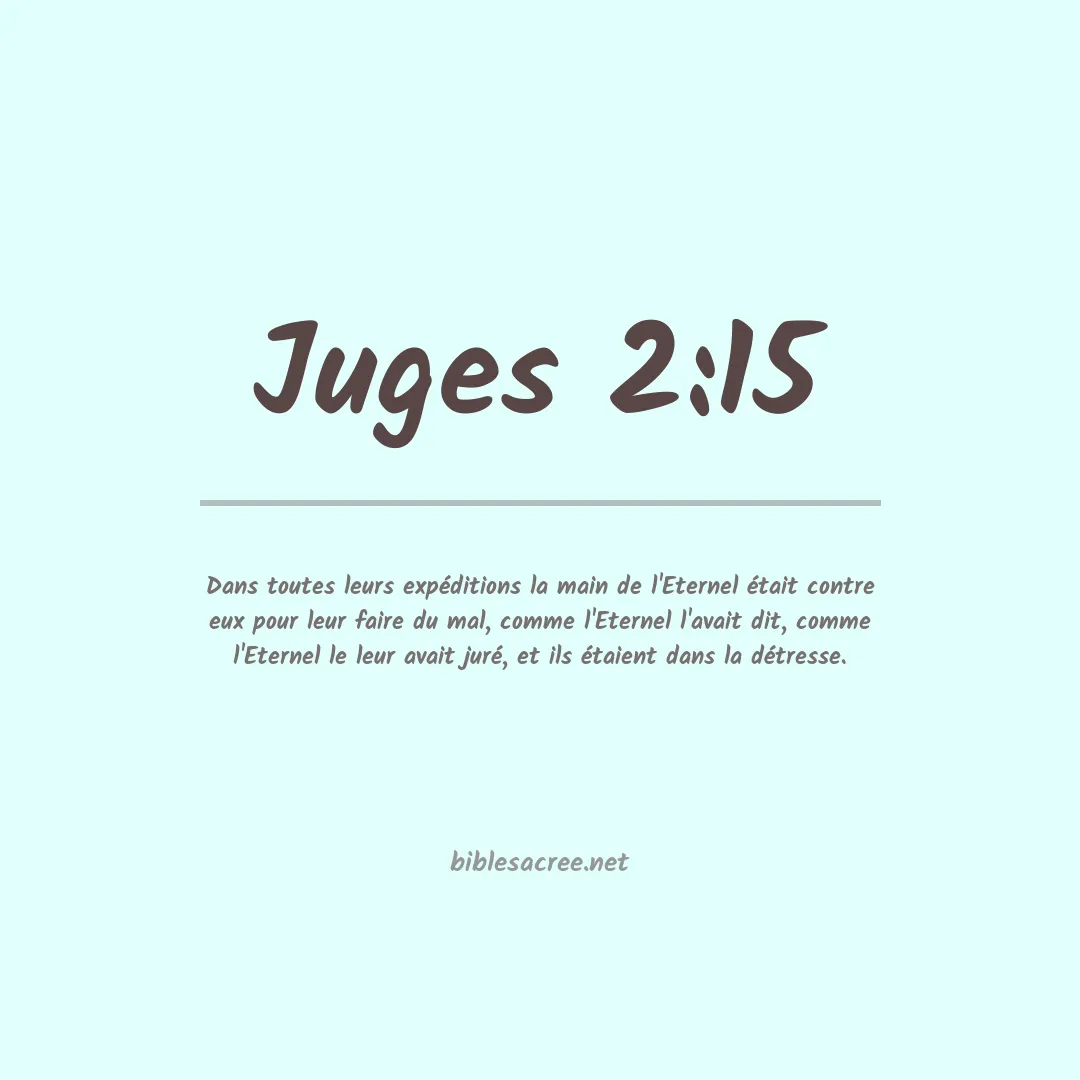 Juges - 2:15