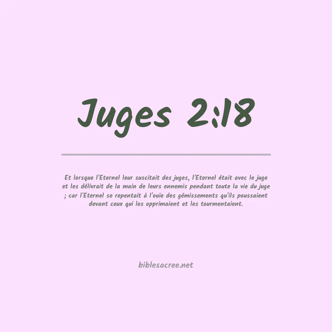 Juges - 2:18