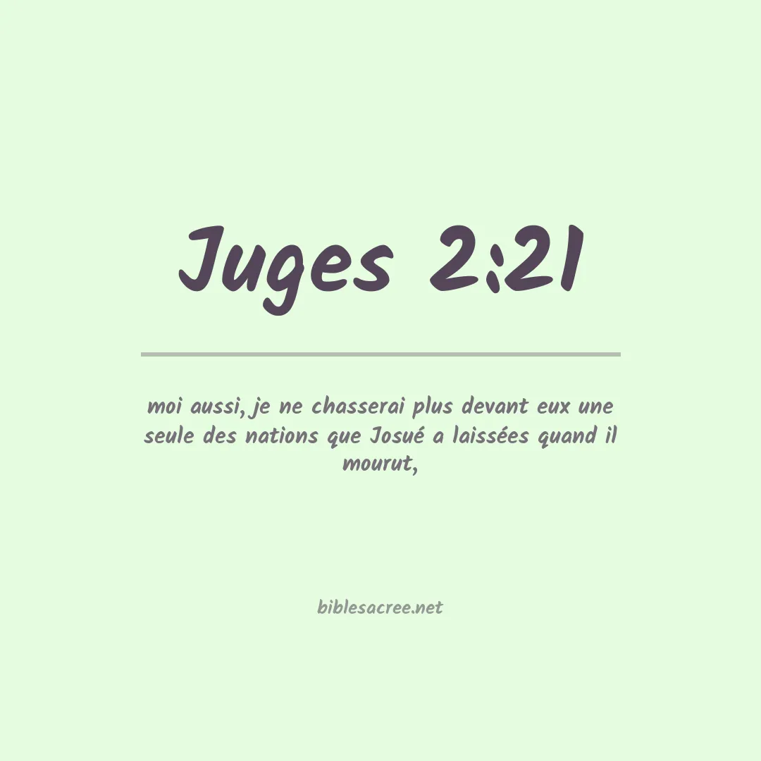 Juges - 2:21