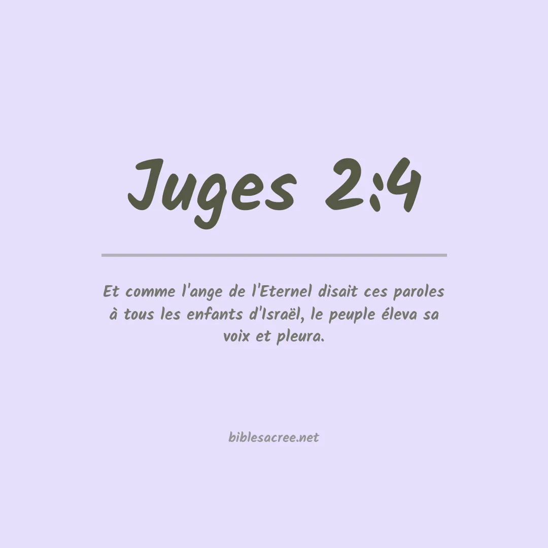 Juges - 2:4