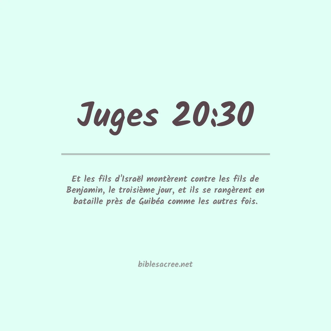 Juges - 20:30