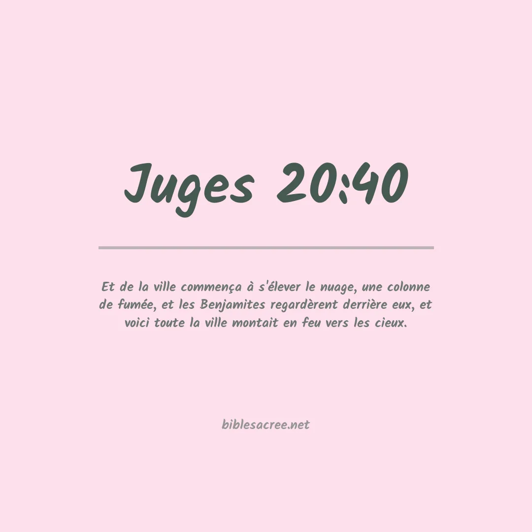 Juges - 20:40