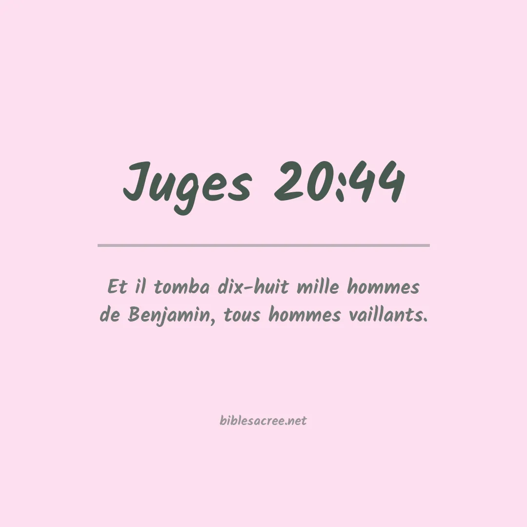 Juges - 20:44