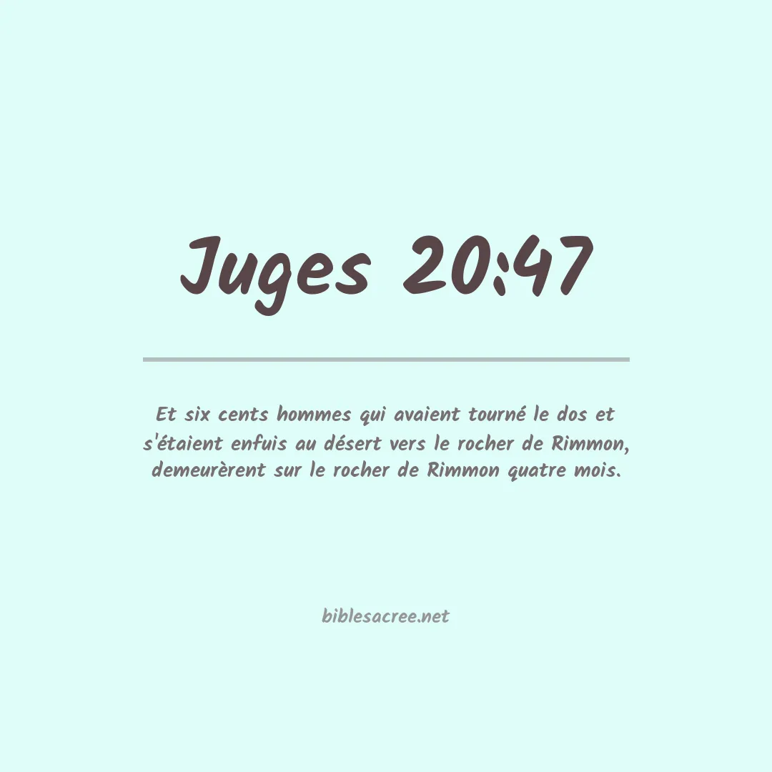 Juges - 20:47