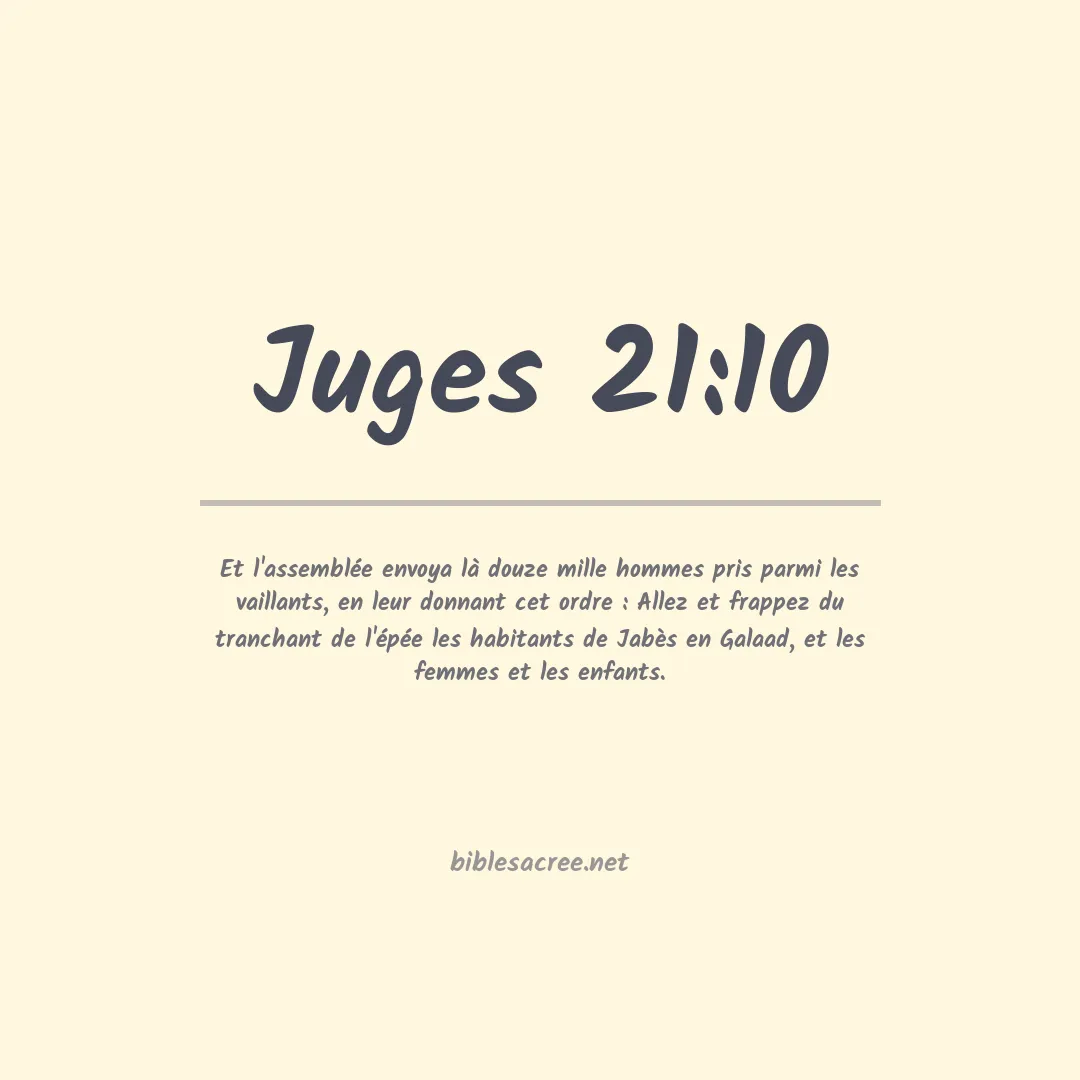 Juges - 21:10