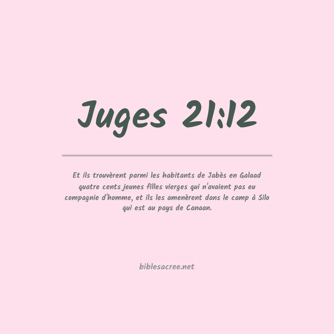 Juges - 21:12