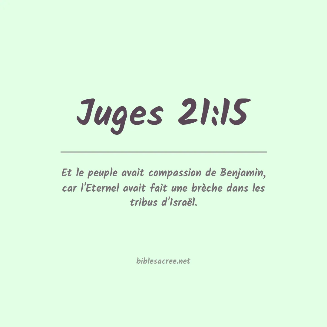 Juges - 21:15
