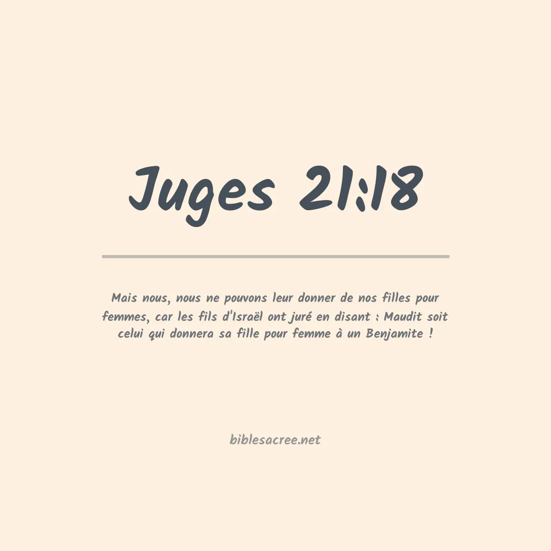 Juges - 21:18