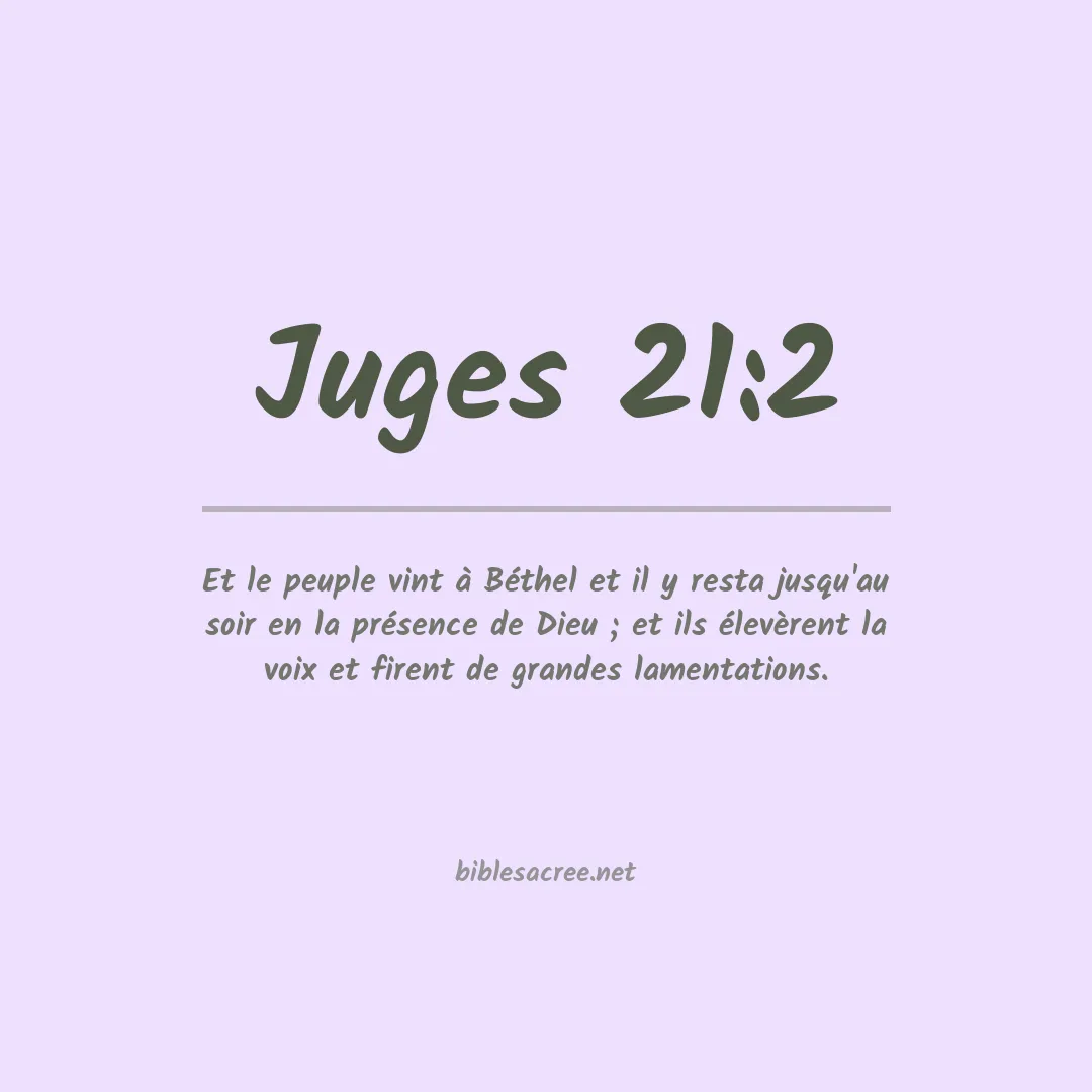 Juges - 21:2