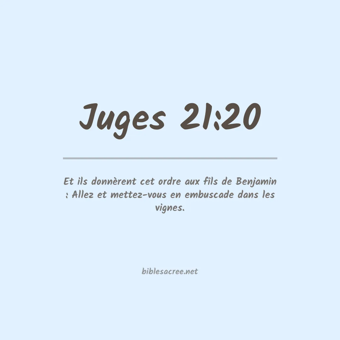 Juges - 21:20