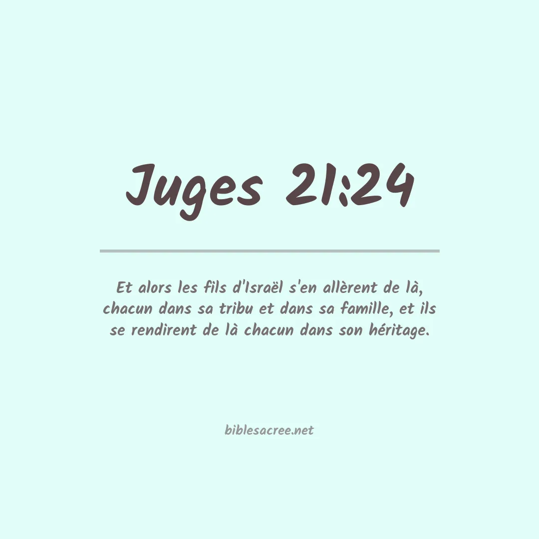 Juges - 21:24