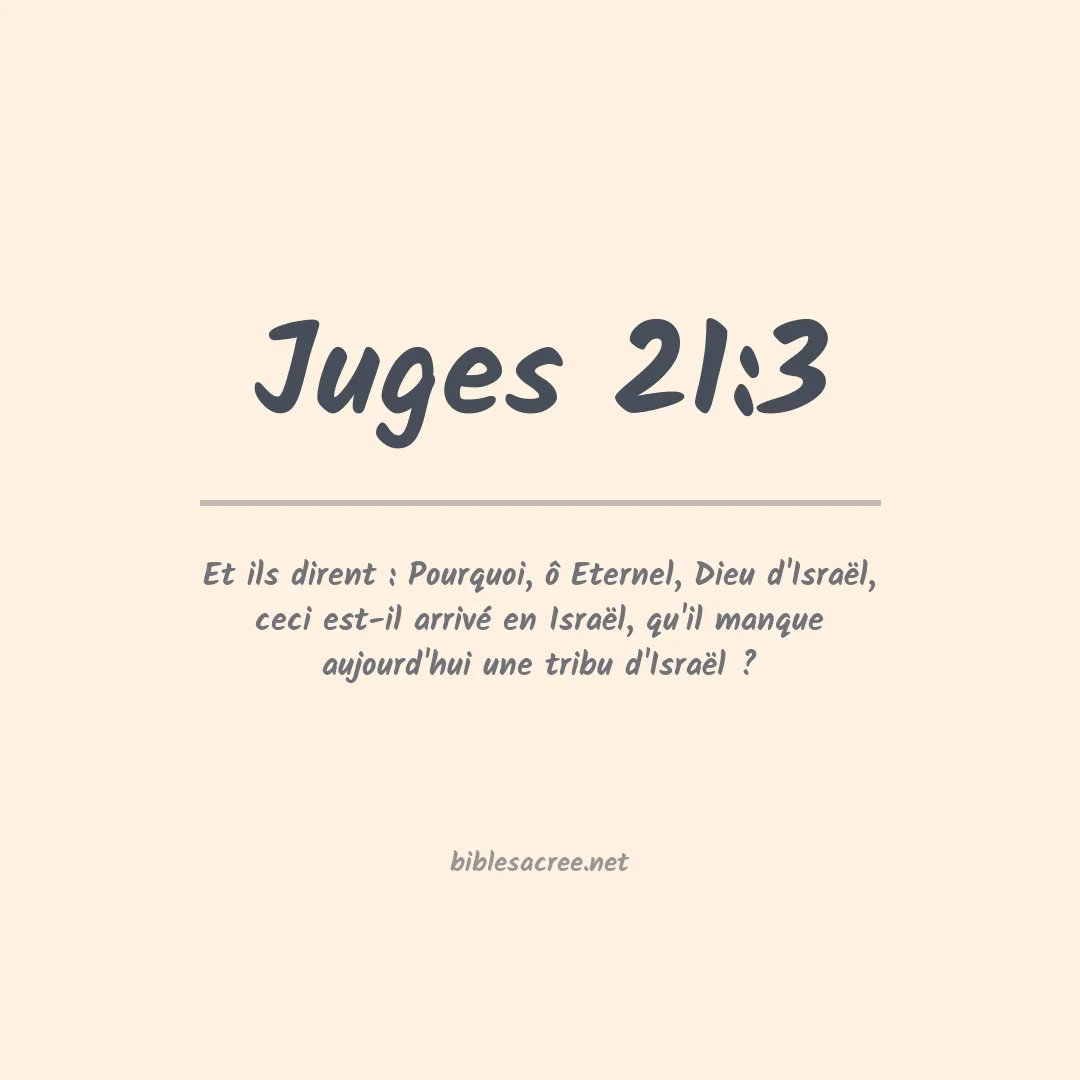 Juges - 21:3