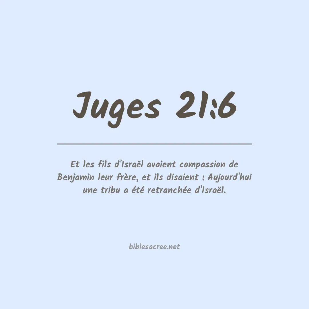Juges - 21:6