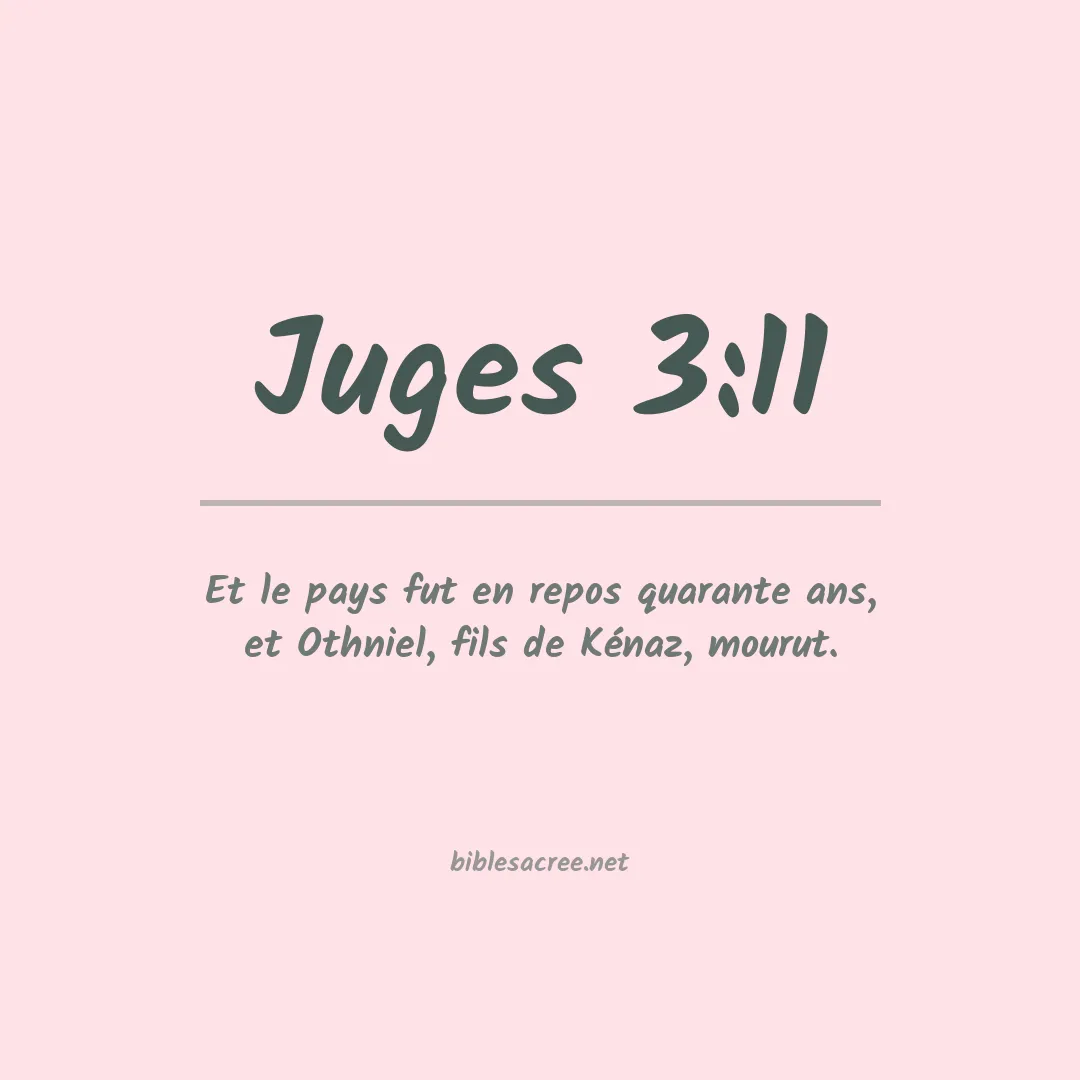 Juges - 3:11