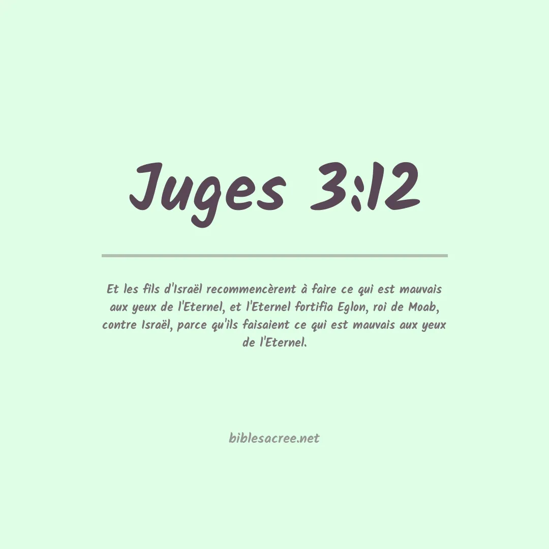 Juges - 3:12