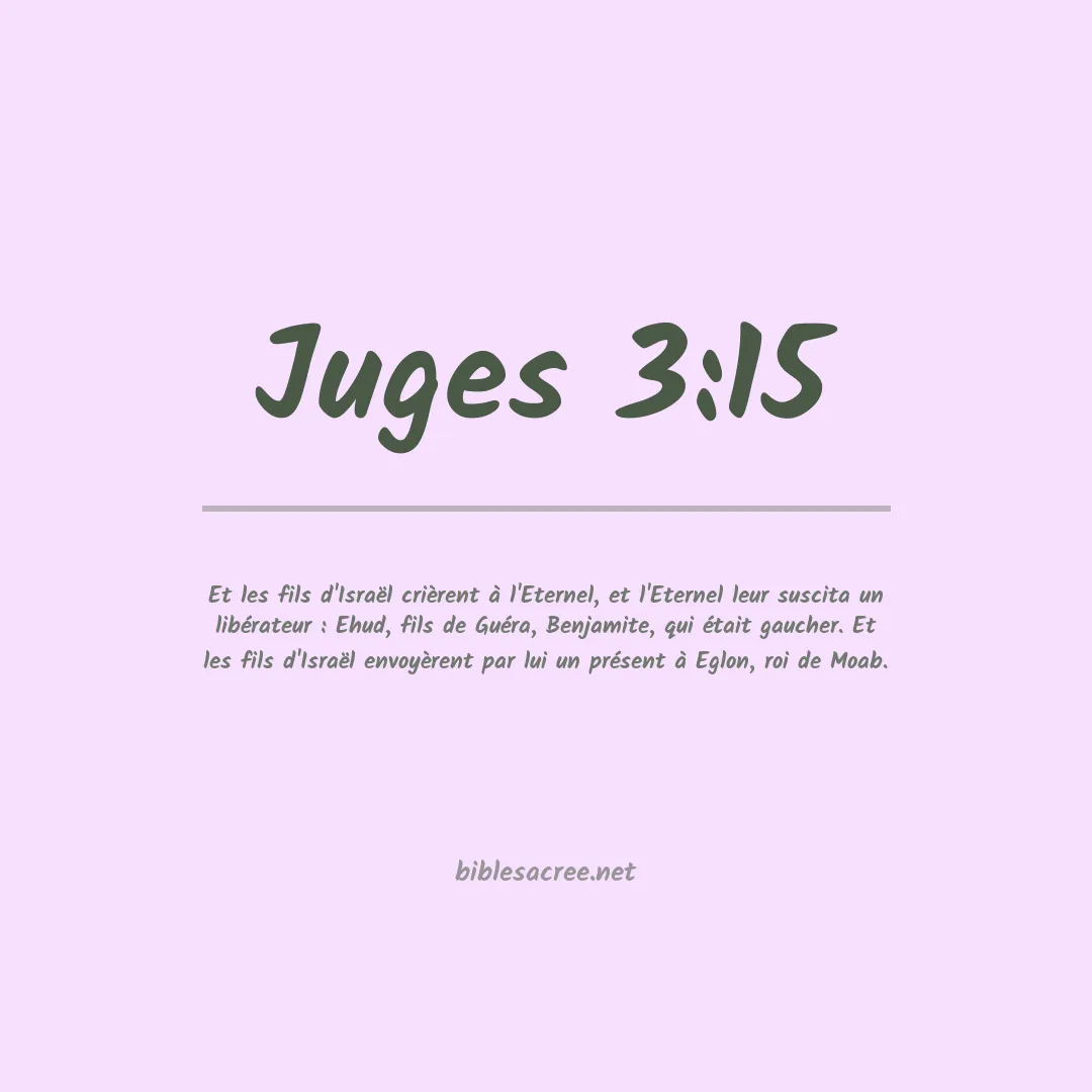Juges - 3:15