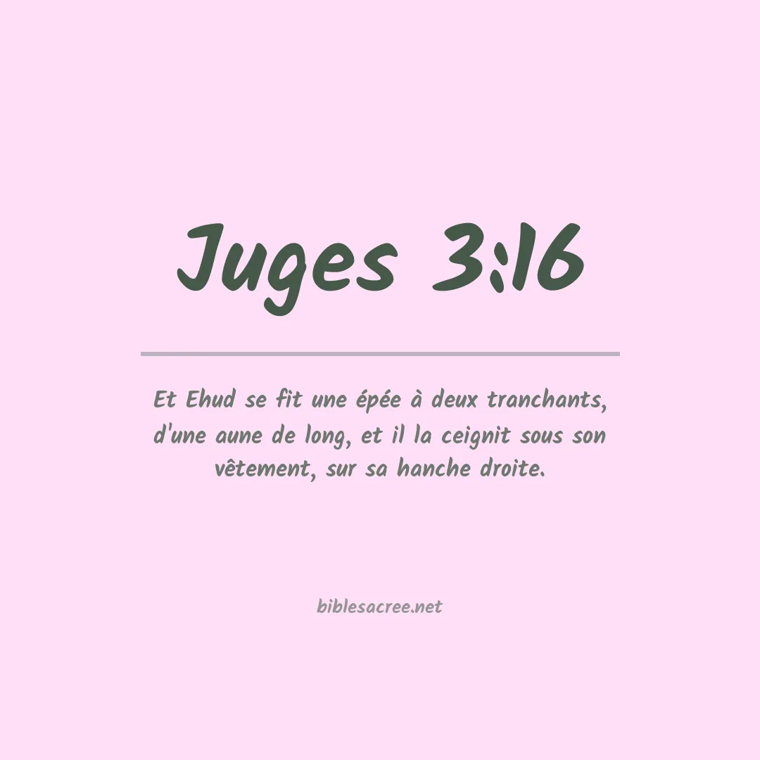 Juges - 3:16