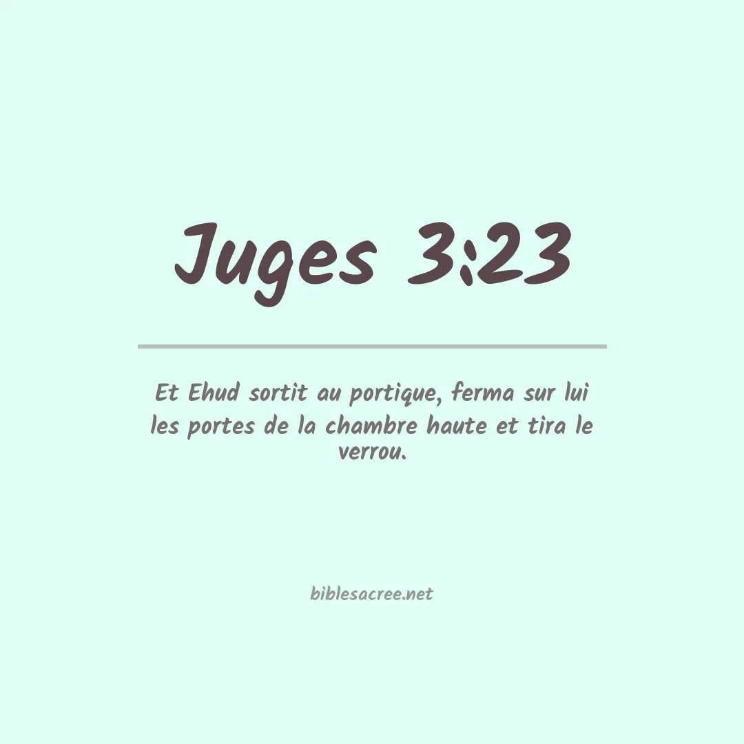 Juges - 3:23