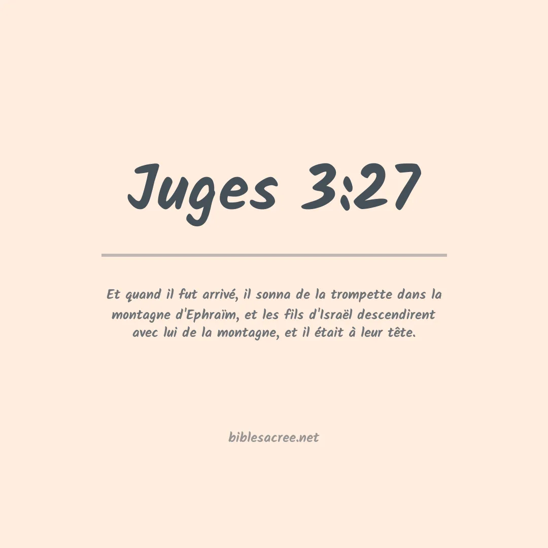 Juges - 3:27