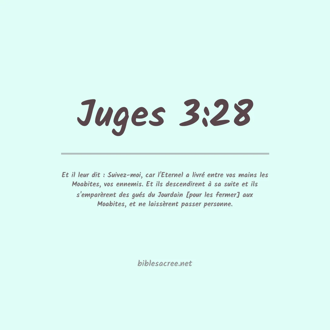 Juges - 3:28
