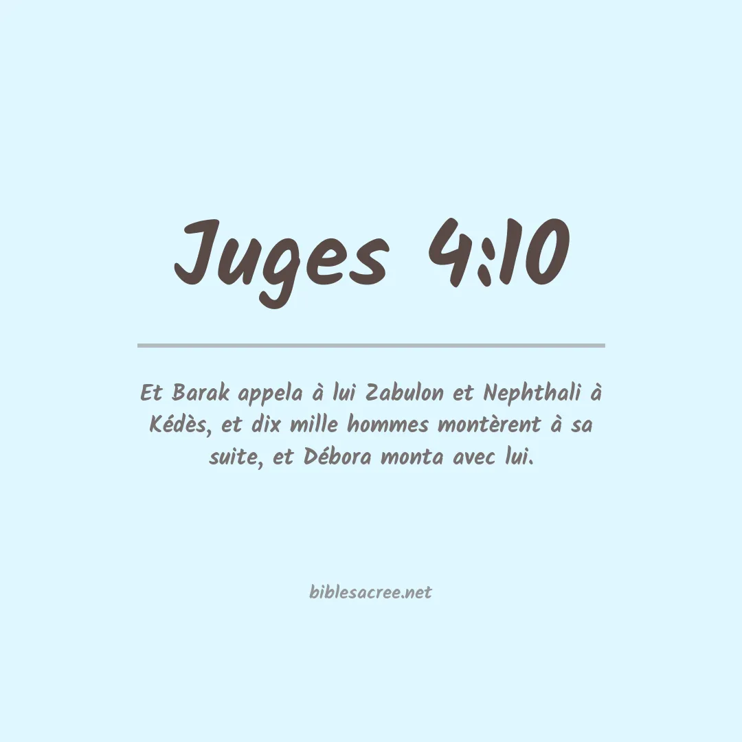 Juges - 4:10