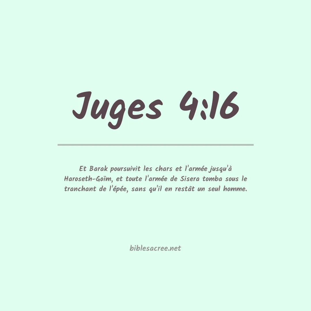 Juges - 4:16