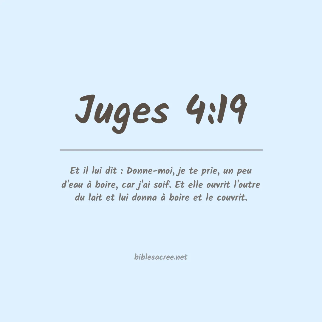 Juges - 4:19