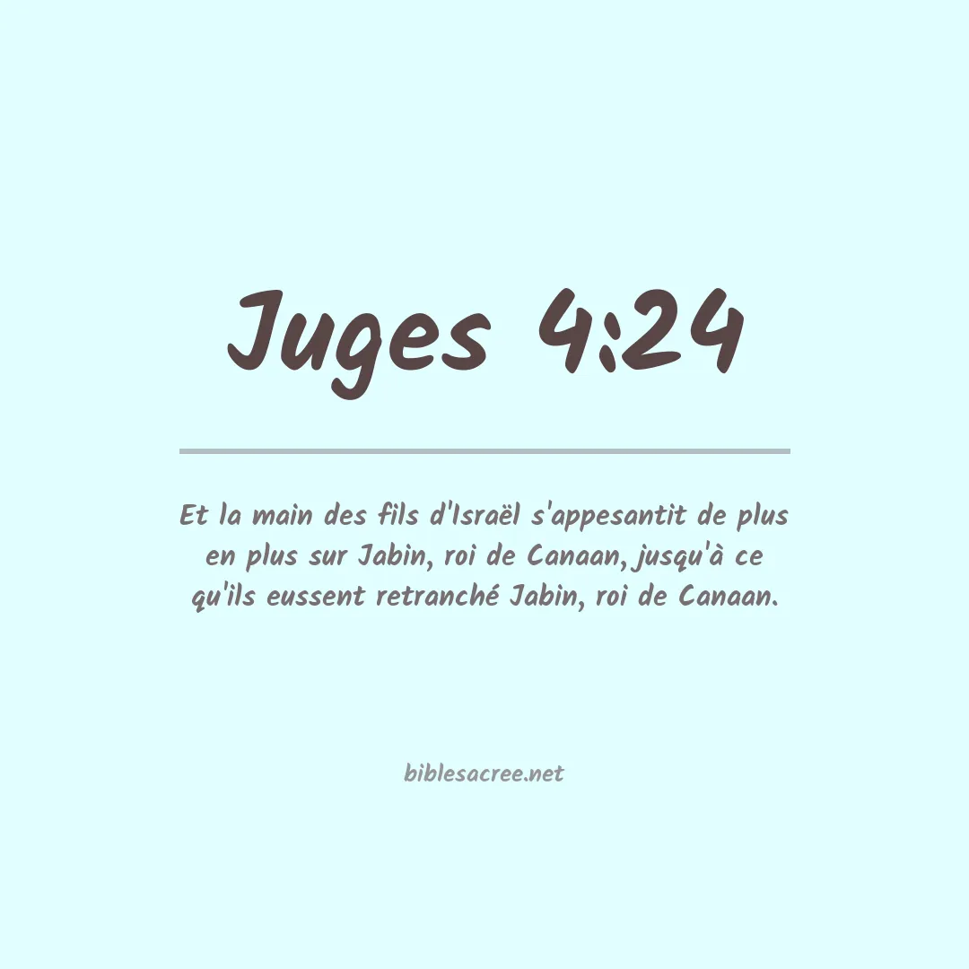 Juges - 4:24
