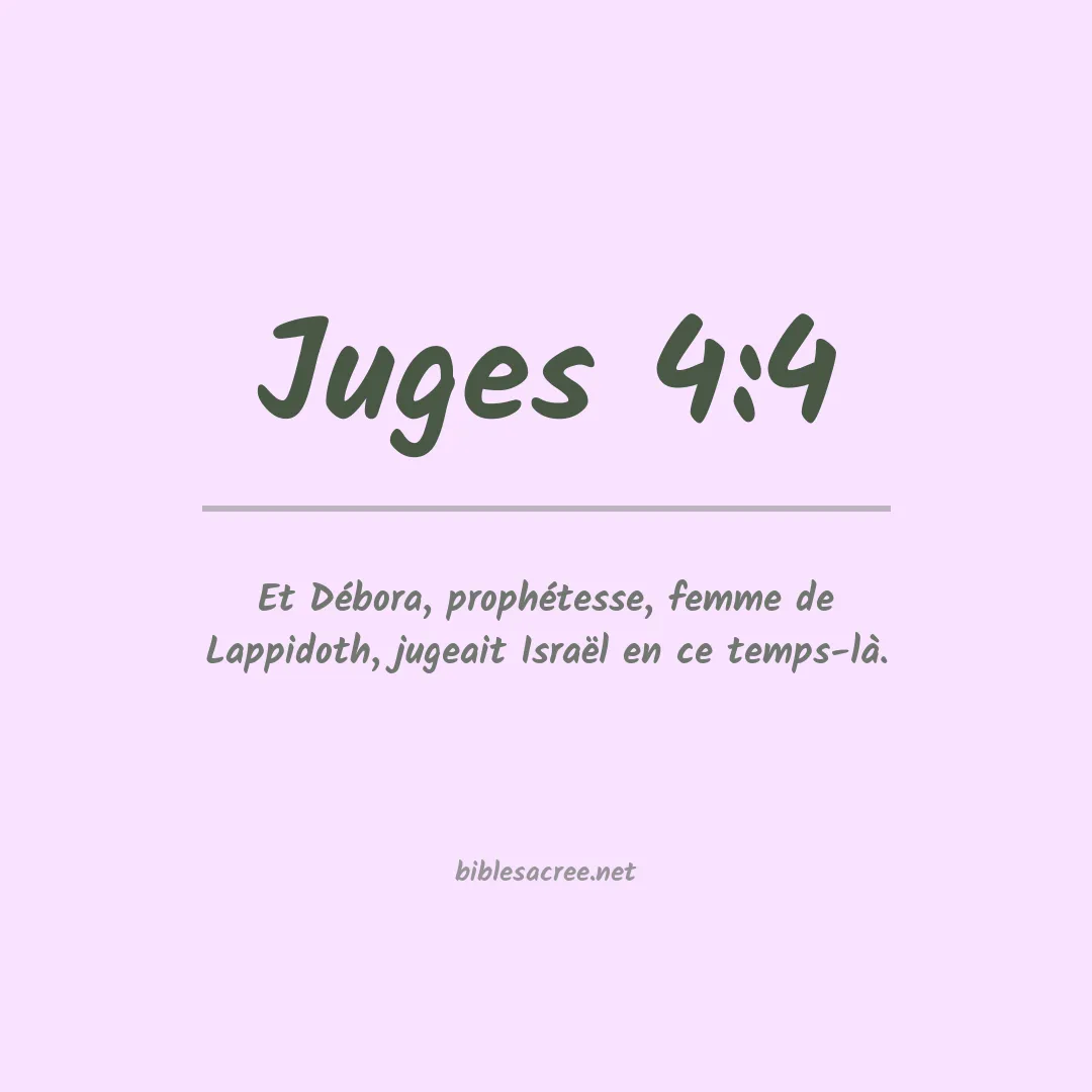 Juges - 4:4
