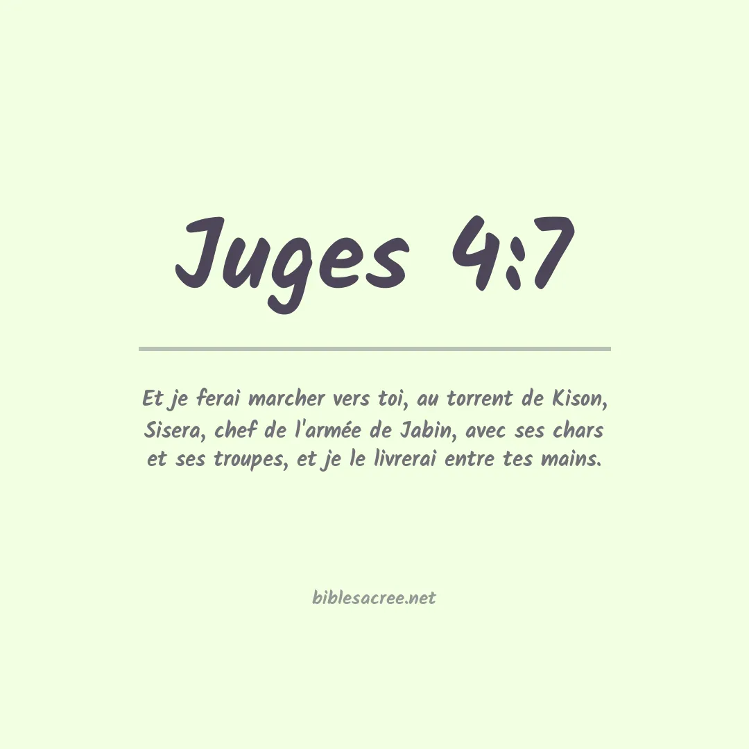 Juges - 4:7